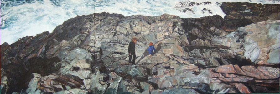 Painting of Newfoundland landscape.