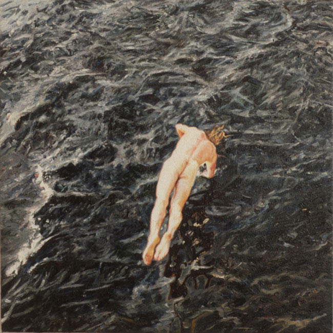 Dive painting.