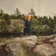 Painting of child in landscape.(thumb)