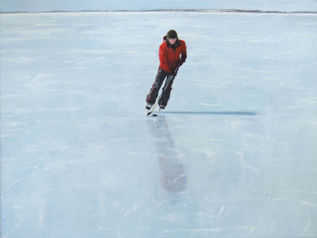 Skating painting.